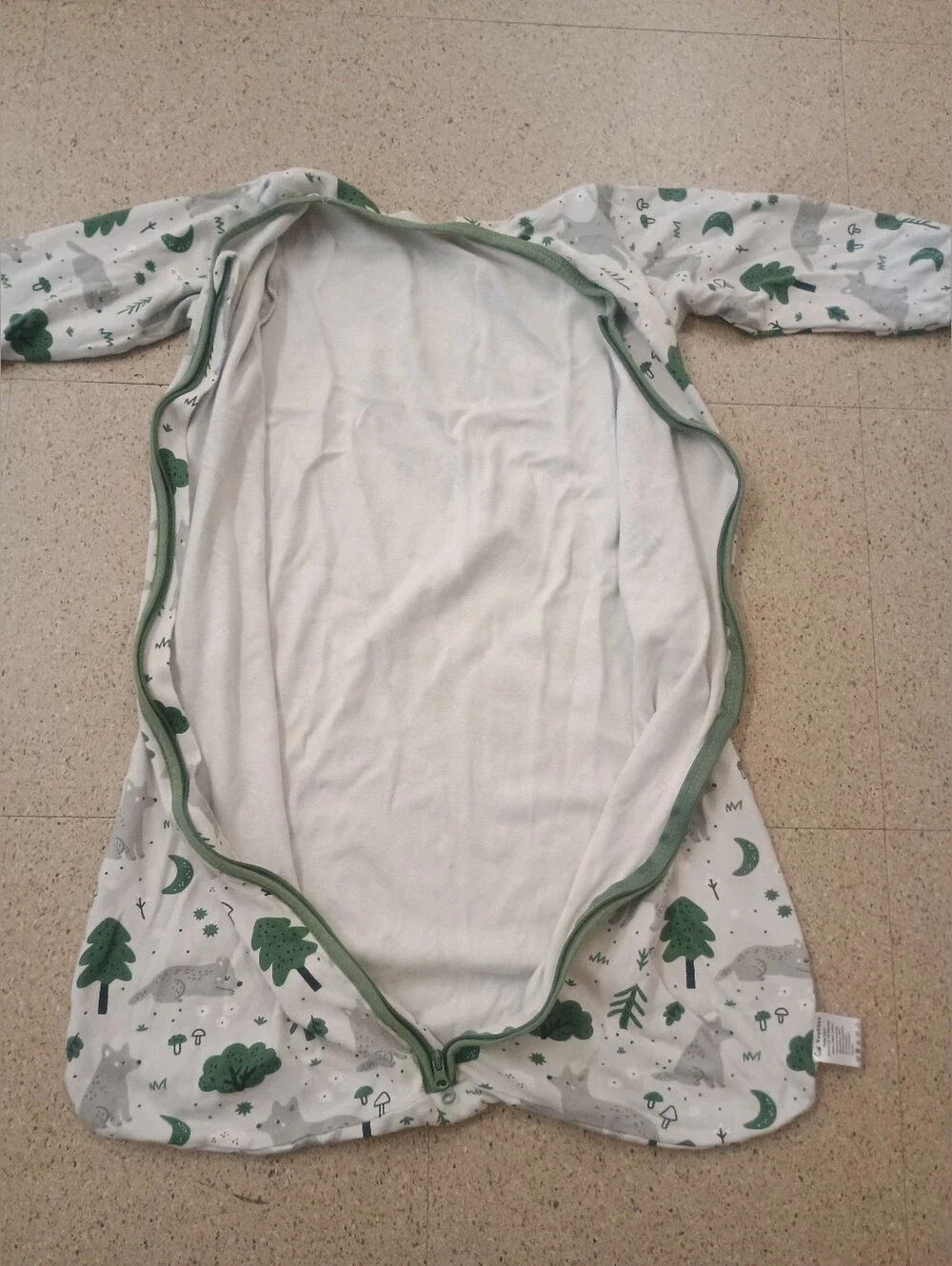 Yoofoss baby sleep sack Green Forest Animals Sleep Sack Pajamas L/ 12-18 Months